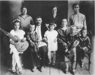 1929 год. Семья Русиных