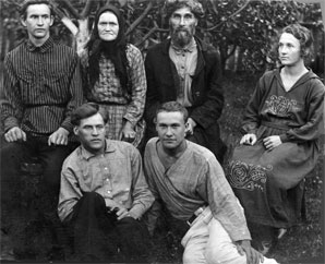 Семья Феодоритовых в 1921 году